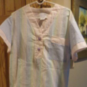 💐🌻🌸SEASONS of LOVE Duster House Coat Bed Shirt ~Small